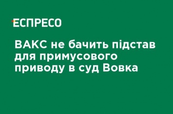 ВАКС не видит оснований для принудительного привода в суд Вовка