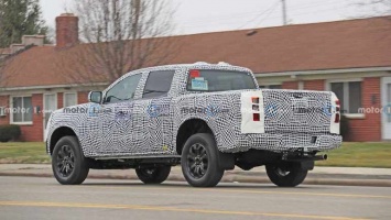 Новый Ford Ranger замечен на тестах