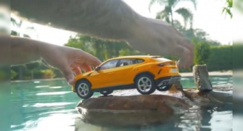 Индийский фотограф для съемки рекламы Lamborghini Urus использовал масштабную модель (ВИДЕО)