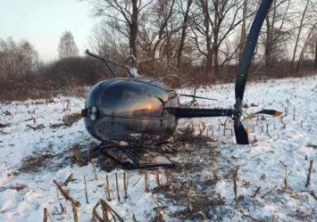 Неудачная посадка: в Киевской области упал вертолет за 13 миллионов гривен