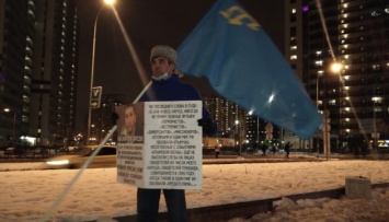 В Петербурге задержали семерых участников пикета в поддержку крымских татар