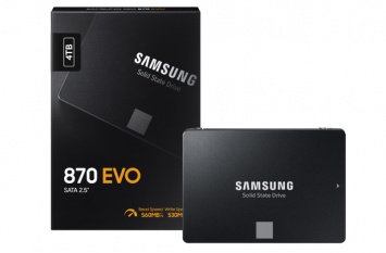 Samsung SSD 870 EVO - новая линейка 2,5-дюймовых SSD с TLC- памятью