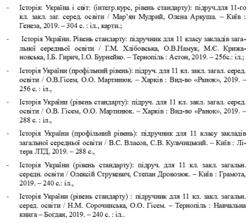 Из-за клеветы на "Беркут". Суд приказал МОН пересмотреть историю Майдана в учебниках за 5-11 класс. Список