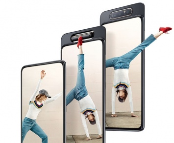 Samsung Galaxy A82 может стать первым 5G-смартфоном с поворотной камерой