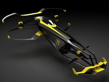 Представлен первый летающий автомобиль для «Формулы-1» [ВИДЕО]