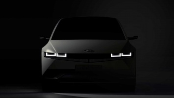 Hyundai Ioniq 5 2022 года демонстрирует квадратные фары в новом тизере (ВИДЕО)