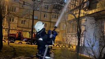 В Киеве сгорело несколько квартир (фото, видео)