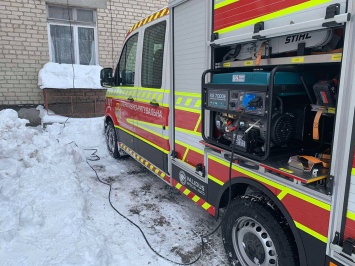 Спасатели обеспечили аварийное энергоснабжение роддома на Николаевщине