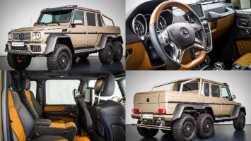 На аукцион выставили уникальный шестиколесный Mercedes-Benz G-Class