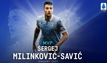 Милинковича-Савича признали лучшим игроком Серии А в январе по версии итальянской лиги