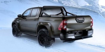 Toyota Hilux заехала на территорию Раптора