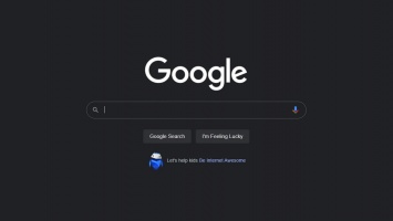 Google начала тестировать темную тему в своем поисковике на ПК