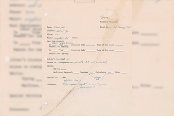Заявку Стива Джобса о поиске работы в 1973 году выставили на аукцион