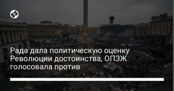 Рада дала политическую оценку Революции достоинства, ОПЗЖ голосовала против