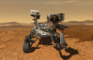 Марсоход Perseverance успешно сел на поверхность Красной планеты и прислал первое фото
