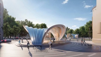 В Сети показали футуристические рендеры будущей станции метро в Днепре (ФОТО)