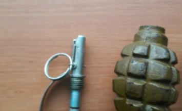На Днепропетровщине правоохранители изъяли гранату Ф-1 и пистолет