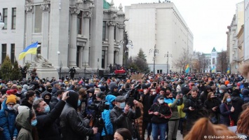 Освобождения одесского активиста Стерненко в Киеве требовали тысячи человек