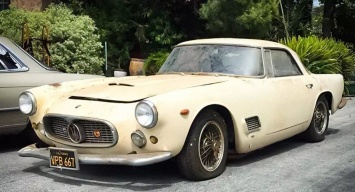 Ржавый 59-летний Maserati, 43 года простоявший в гараже, продали за 225 тыс. долларов