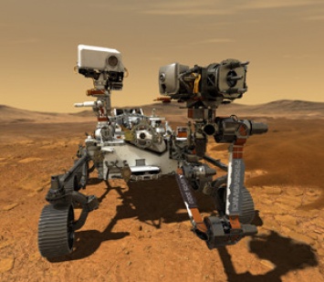 NASA показало первое фото Perseverance до посадки на Марс