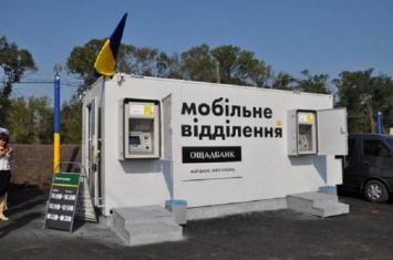 График работы мобильных отделений "Ощадбанка" на прифронтовом Донбассе