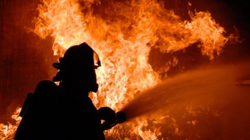 В киевском доме престарелых возник сильный пожар