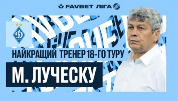 Луческу и Сидорчук - лучшие тренер и футболист 18 тура УПЛ