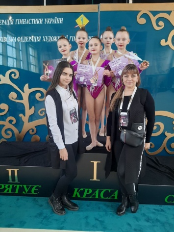 Одесские спортсменки - победительницы и призеры всеукраинских турниров по художественной гимнастике