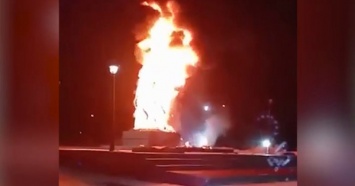 В Татарстане дети сожгли памятник Воину-освободителю