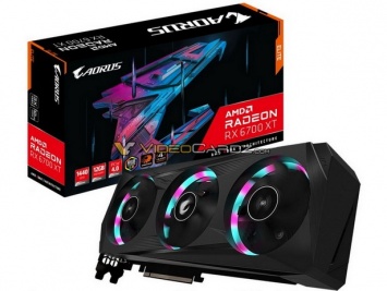 Gigabyte и XFX представили свои версии видеокарты Radeon RX 6700 XT