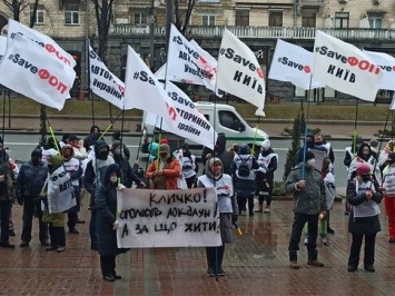 Предприниматели пикетировали КГГА из-за ужесточения карантина