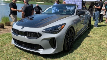 Пятидверный Kia Stinger превратили в кабриолет