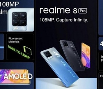 Realme 8 Pro представлен официально