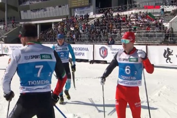 Российский лыжник ударил палкой своего соперника уже после финиша