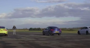 Новый BMW M4, Mercedes-AMG C63 S и Audi RS 5 сразились в дрэге (ВИДЕО)