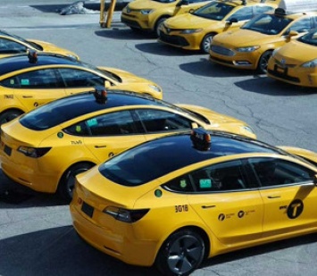 Tesla Model 3 становится все популярнее в качестве такси