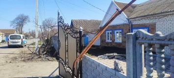 Жители села в Запорожской области из-за ДТП остались без газа