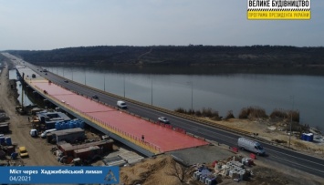 Укравтодор устраивает на Хаджибейском моста трехслойную гидроизоляцию