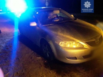 «Летел» на скорости и не останавливался по требованию: под Харьковом полиция устроила погоню за легковым авто, - ФОТО