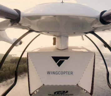 Беспилотные дроны Wingcopter начнут доставлять посылки в Японии с 2023 года