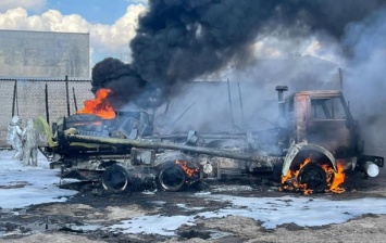 Пожар в Рубежном: выросло число пострадавших военных