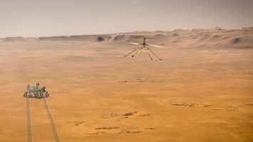 NASA опубликовало видео первого полета вертолета Ingenuity на Марсе и рассказало о втором