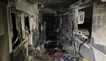 Число погибших при пожаре в больнице Багдада достигло 82