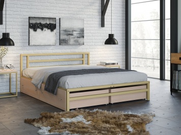 Двуспальные кровати: обзор материалов и дополнительных функций