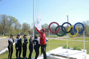 В городе Николаеве появились олимпийские кольца