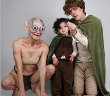 Молодая семья устроила фантастическую фотосессию в стиле "Властелина колец" и рассмешила Сеть