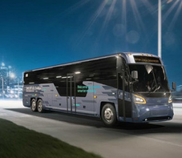 Компания MCI презентовала электрический автобус люкс-класса
