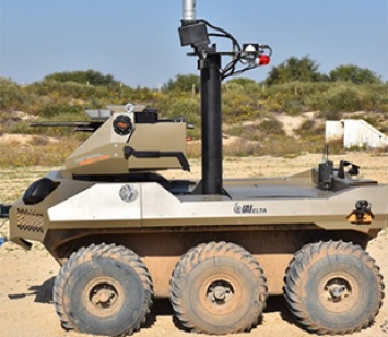 В Израиле показали боевого робота-пограничника, которого тестируют в секторе Газа