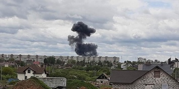 В Белоруссии разбился военный самолет