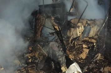 Под Харьковом сгорел дачный дом